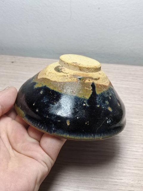 古玩陶瓷福清窯黑釉茶盞真品鑒賞圖