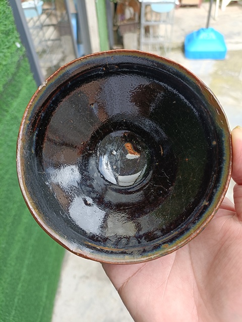 古玩陶瓷福清窯黑釉茶盞真品鑒賞圖