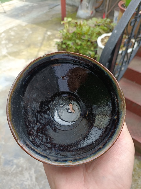 古玩陶瓷福清窯黑釉茶盞真品鑒賞圖