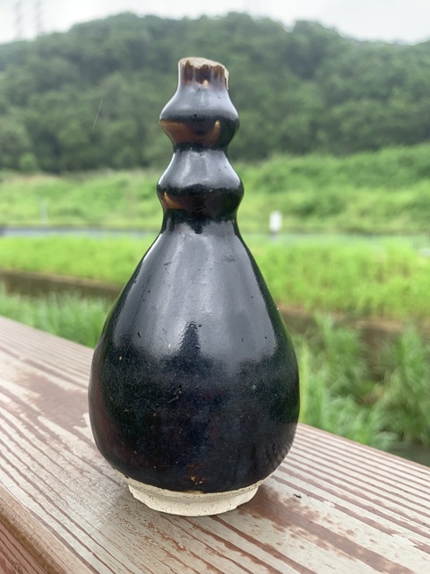 古玩陶瓷耀州窯花器真品鑒賞圖