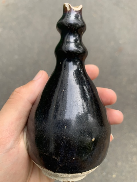 古玩陶瓷耀州窯花器真品鑒賞圖