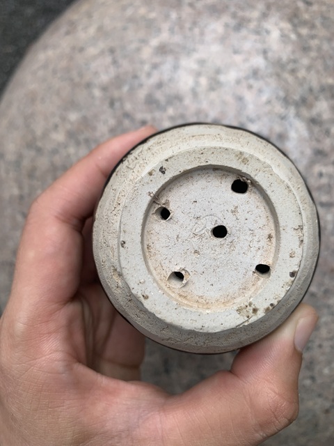 古玩陶瓷耀州窯花器真品鑒賞圖