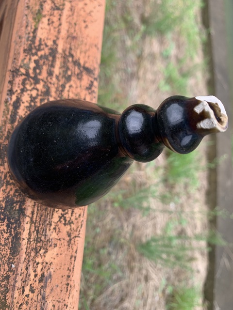古玩陶瓷耀州窯花器真品鑒賞圖