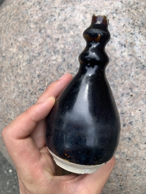古玩陶瓷耀州窯花器真品鑒賞圖