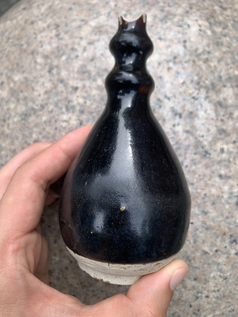 古玩陶瓷耀州窯花器真品鑒賞圖