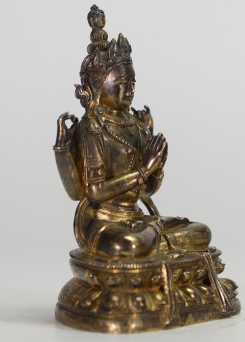 古玩銅器造像真品鑒賞圖