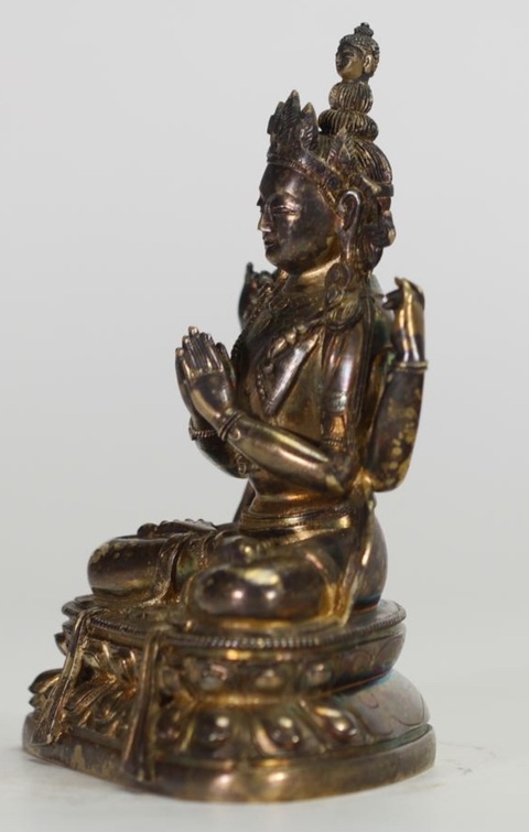 古玩銅器造像真品鑒賞圖