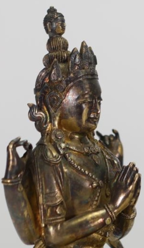 古玩銅器造像真品鑒賞圖