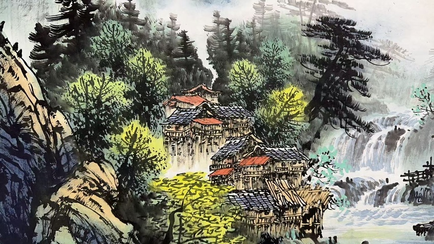 古玩字畫周建真春江雅香拍賣，當前價格8700元