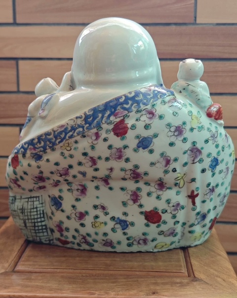 古玩陶瓷五子鬧佛塑像真品鑒賞圖