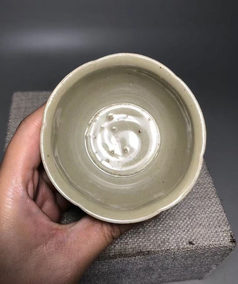 古玩陶瓷高足杯真品鑒賞圖