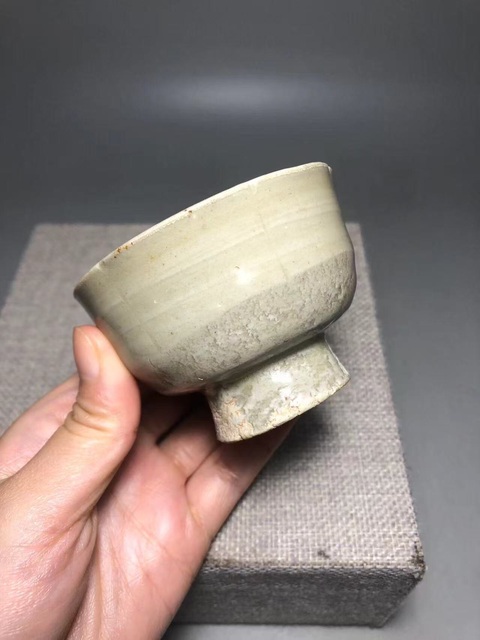 古玩陶瓷高足杯真品鑒賞圖