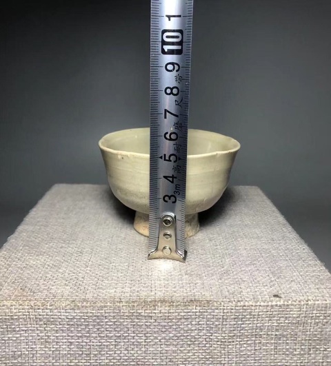 古玩陶瓷高足杯真品鑒賞圖