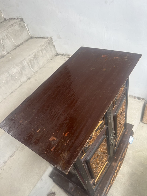 古玩雜項佛龕真品鑒賞圖