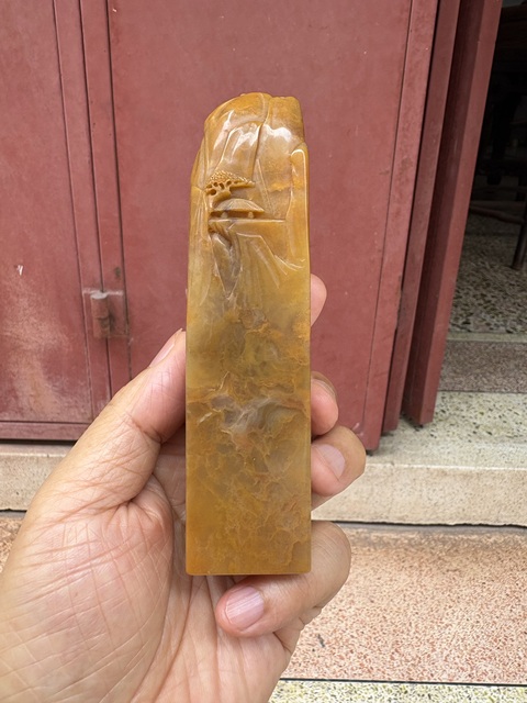 古玩雜項巴林石印章真品鑒賞圖