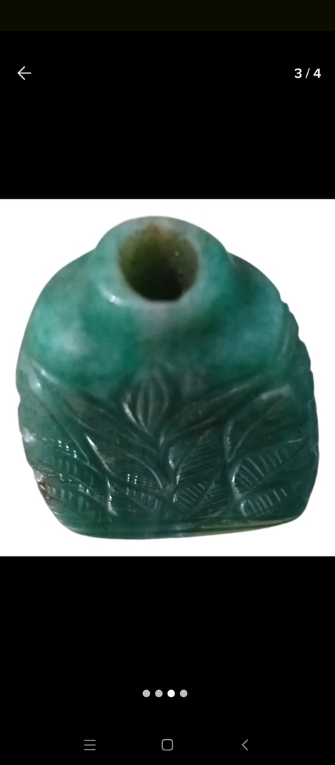 古玩玉器東陵玉雕“鼻煙壺”真品鑒賞圖