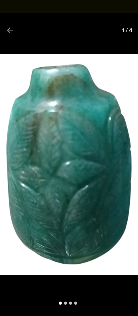 古玩玉器東陵玉雕“鼻煙壺”真品鑒賞圖