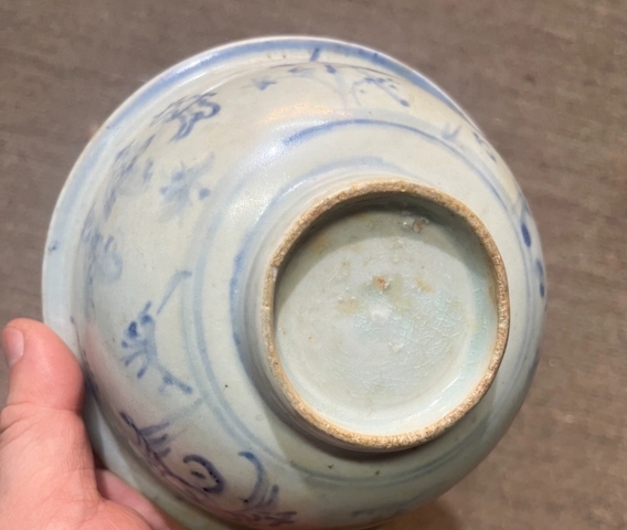 古玩陶瓷青花人物故事碗真品鑒賞圖