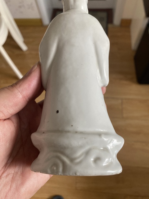 古玩陶瓷漢鐘離塑像真品鑒賞圖