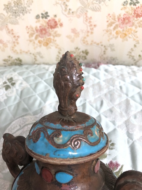 古玩銅器銅瓶真品鑒賞圖