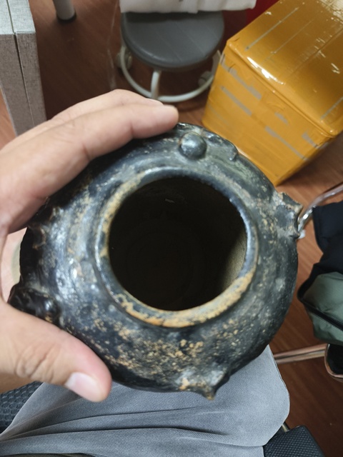 古玩陶瓷堆塑罐真品鑒賞圖