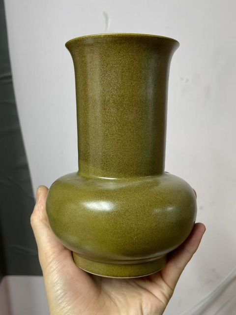 古玩陶瓷茶葉末釉尊真品鑒賞圖