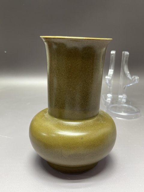 古玩陶瓷茶葉末釉尊真品鑒賞圖