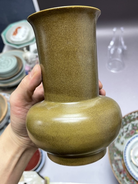 古玩陶瓷茶葉末釉尊真品鑒賞圖
