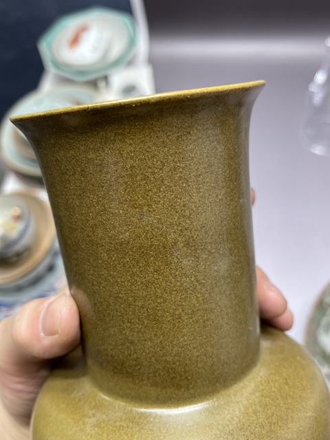 古玩陶瓷茶葉末釉尊真品鑒賞圖