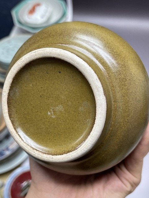 古玩陶瓷茶葉末釉尊真品鑒賞圖