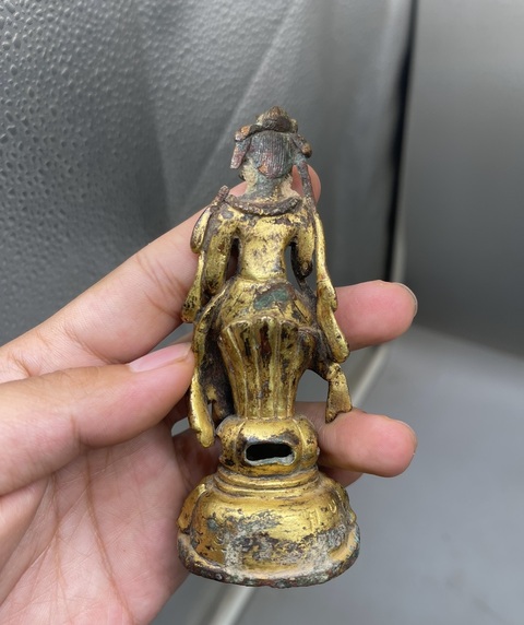 古玩銅器造像真品鑒賞圖