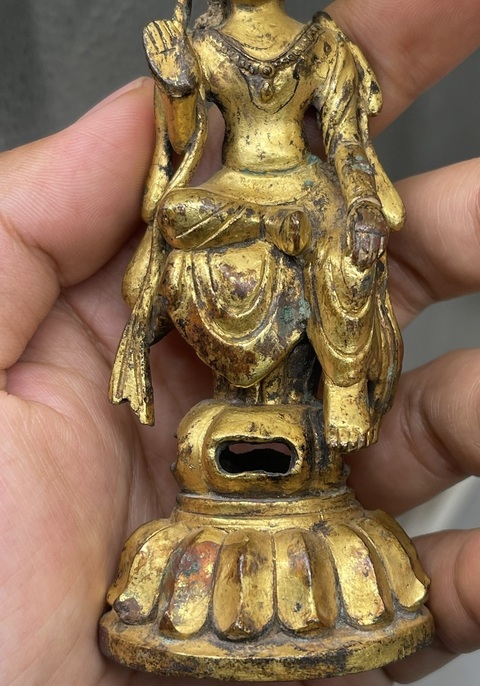 古玩銅器造像真品鑒賞圖