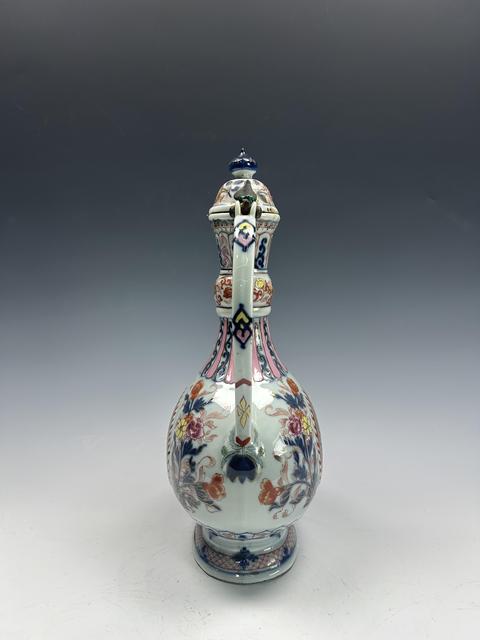 古玩陶瓷青花粉彩執壺真品鑒賞圖