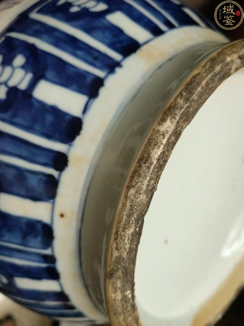 古玩陶瓷清晚·青花花果紋輔首尊 真品鑒賞圖