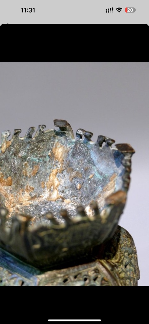 古玩銅器銅瓶真品鑒賞圖