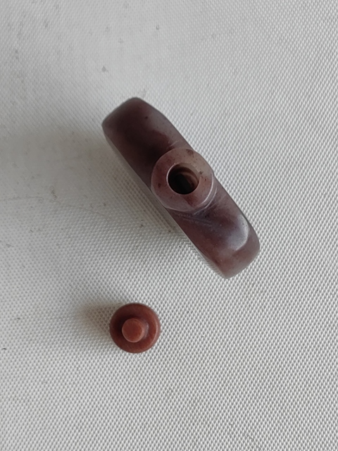 古玩玉器金絲玉雕“素紋鼻煙壺”拍賣，當前價格298元