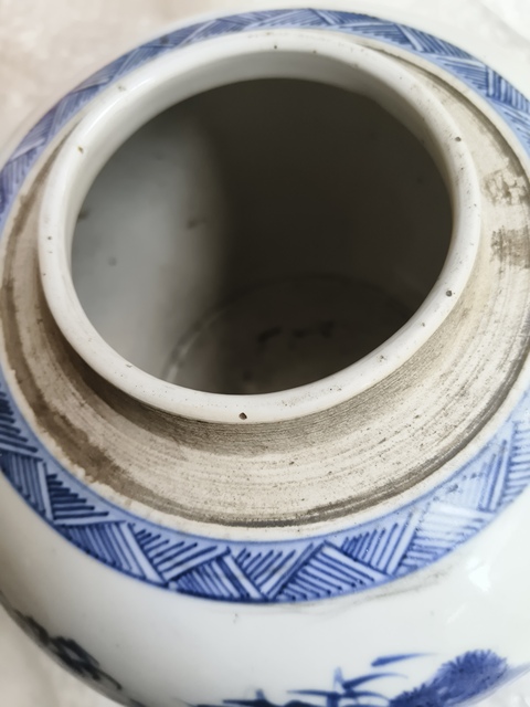 古玩陶瓷歲寒三友松竹梅罐真品鑒賞圖