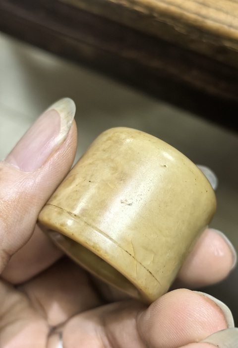 古玩玉器玉扳指真品鑒賞圖