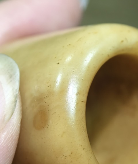 古玩玉器玉扳指真品鑒賞圖