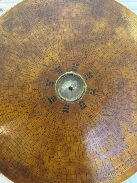 古玩雜項木雕風水羅盤真品鑒賞圖