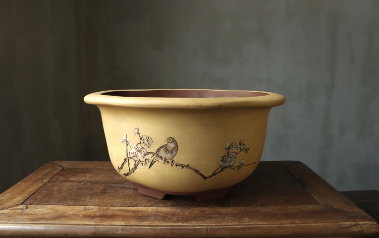 古玩雜項(xiàng)紫砂花盆真品鑒賞圖