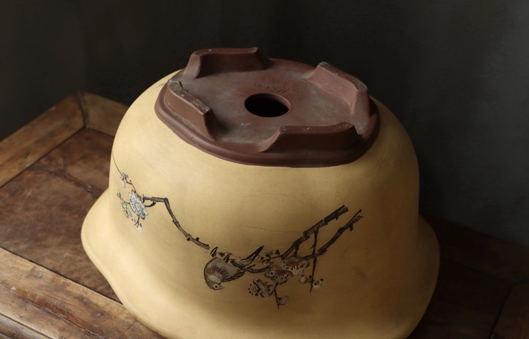 古玩雜項(xiàng)紫砂花盆真品鑒賞圖