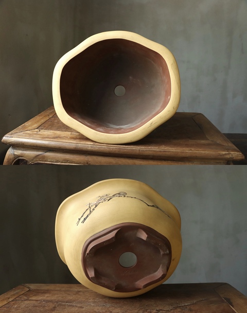 古玩雜項(xiàng)紫砂花盆真品鑒賞圖