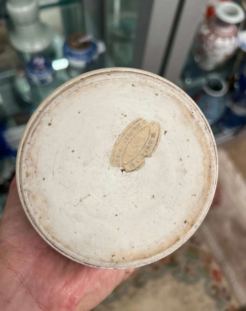 古玩陶瓷青花筆筒真品鑒賞圖