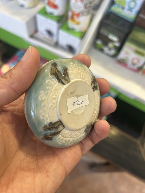 古玩陶瓷印泥盒真品鑒賞圖