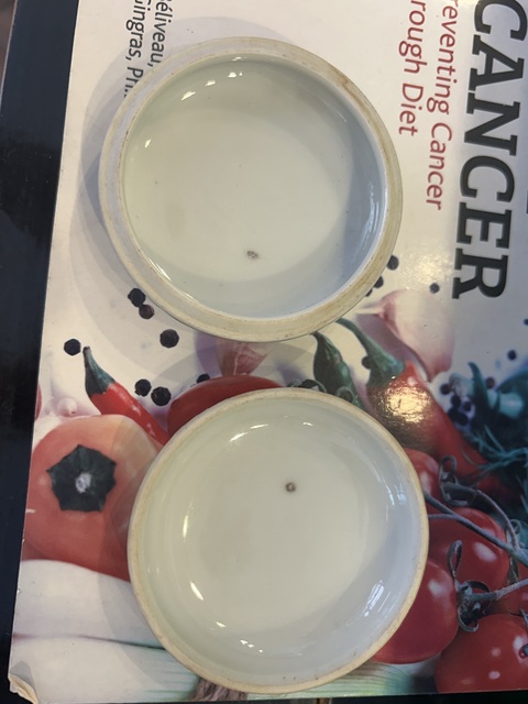古玩陶瓷印泥盒真品鑒賞圖