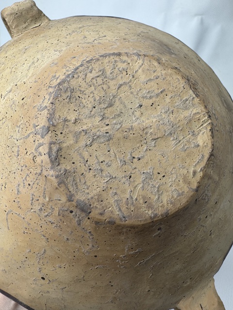 古玩陶瓷馬家窯文化-邊家林類型太陽(yáng)紋雙耳壺真品鑒賞圖