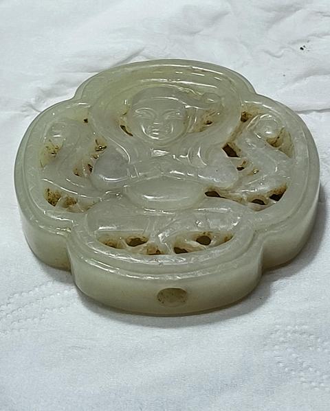 古玩玉器和田玉佩真品鑒賞圖