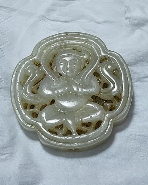 古玩玉器和田玉佩真品鑒賞圖