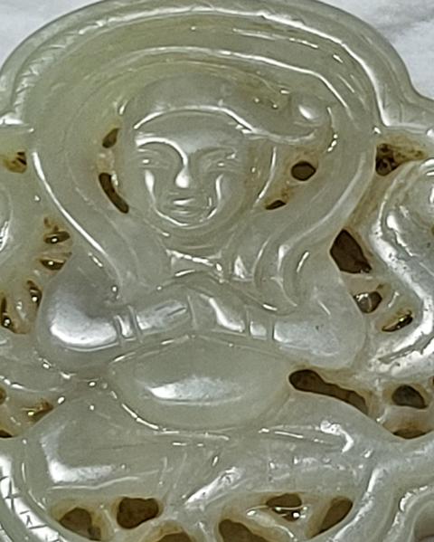 古玩玉器和田玉佩真品鑒賞圖